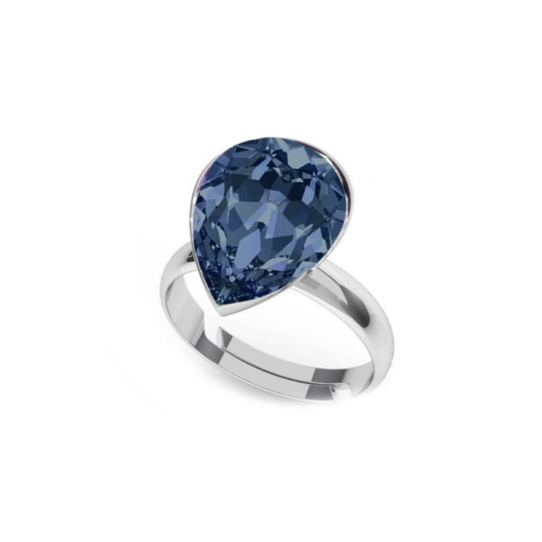 Žiedas reguliuojamo dydžio Royal Blue | sidabras 925