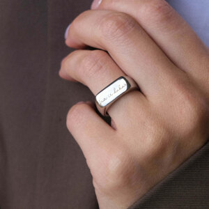 Žiedas silver ČIA ir DABAR