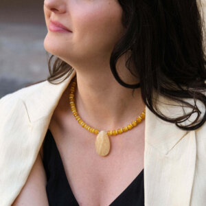 Geltonas Vėrinys CAT EYE